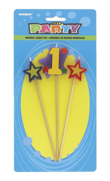 Numeral Candle Set